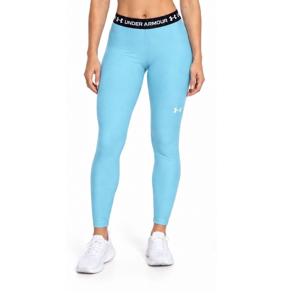 Under Armour HeatGear Compression Leggings Blue XL Activewear Sporty NEW 110-48